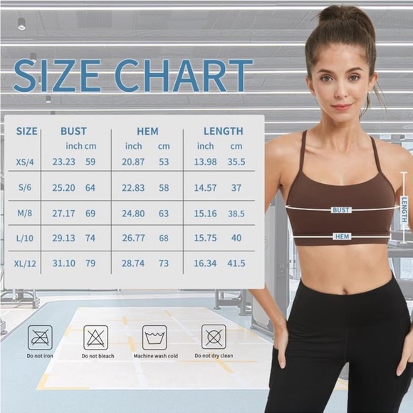 Woman’s pink sports bra, large - Picture 9 of 10